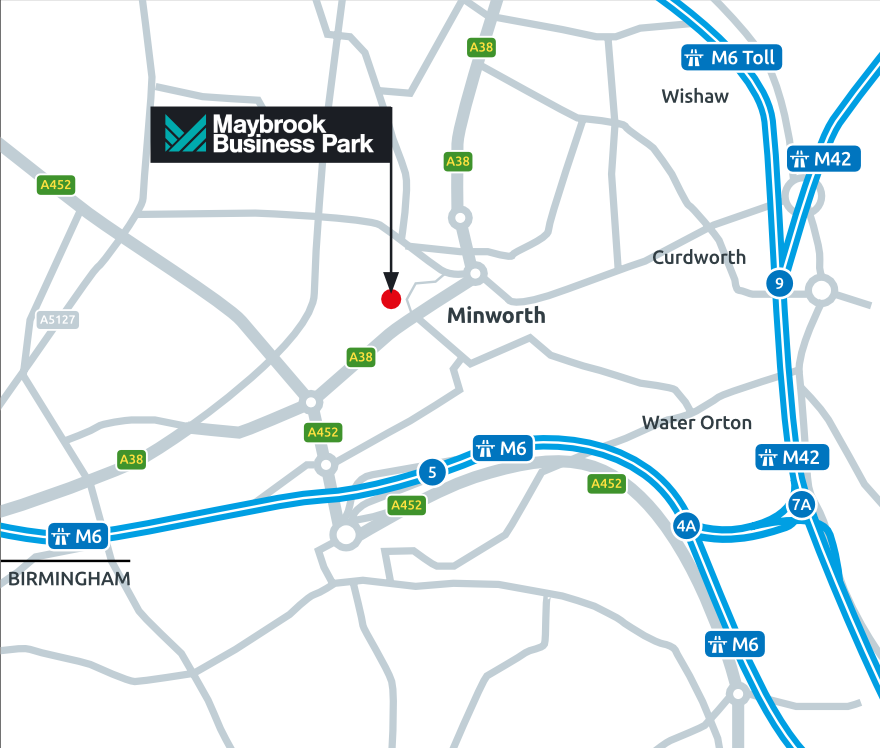 Maybrook Business Park Location Map